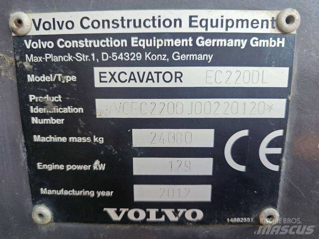 Volvo EC 220 DL Верижен екскаватор