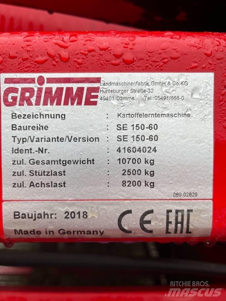 Grimme SE 150-60 NB Комбайни за картофи и копачи