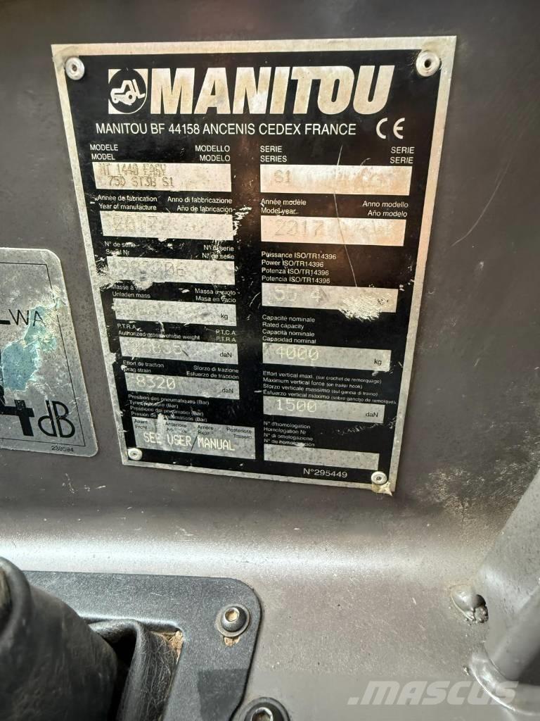 Manitou MT 1440 Телескопични товарачи