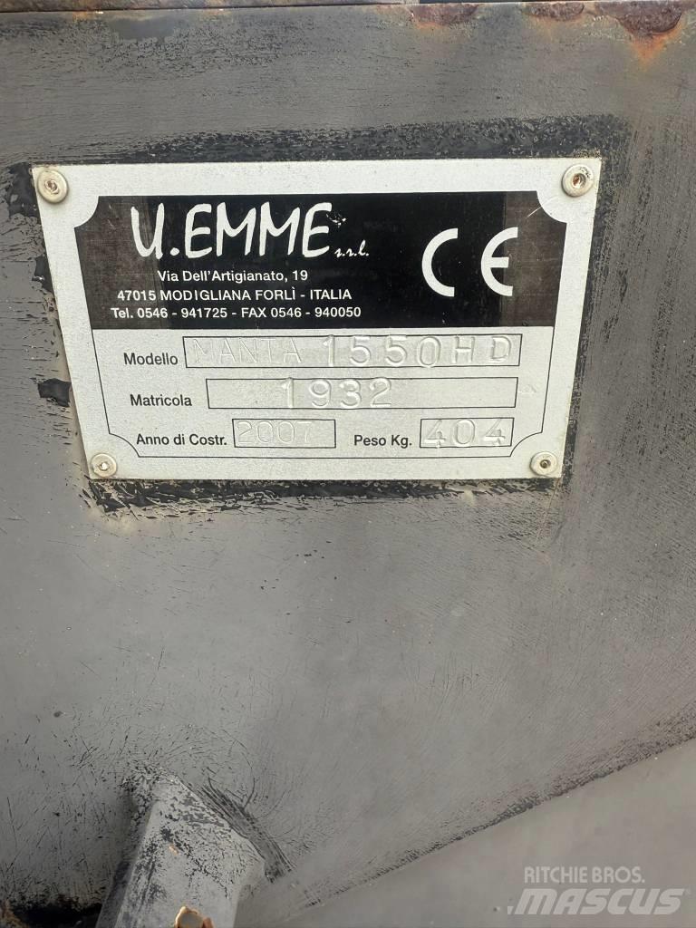  UEMME Manta 1550 HD Автоматични метачки с четки