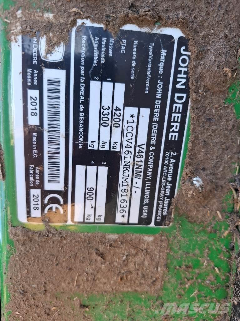 John Deere V461M Сламопреси за кръгли бали
