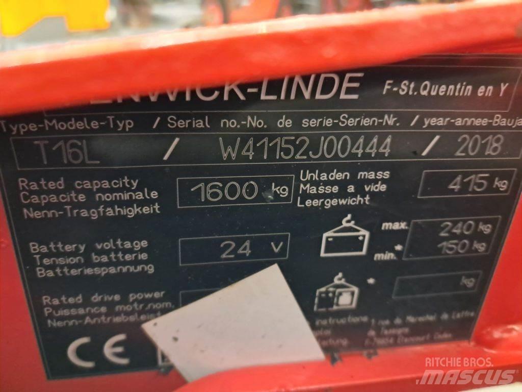 Linde T16L Нископовдигач