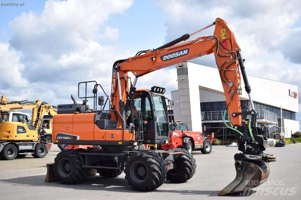 Doosan DX 140 W-5 Колесни екскаватори