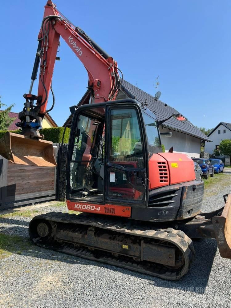 Kubota KX 080-4 Средни екскаватори 7т - 12т
