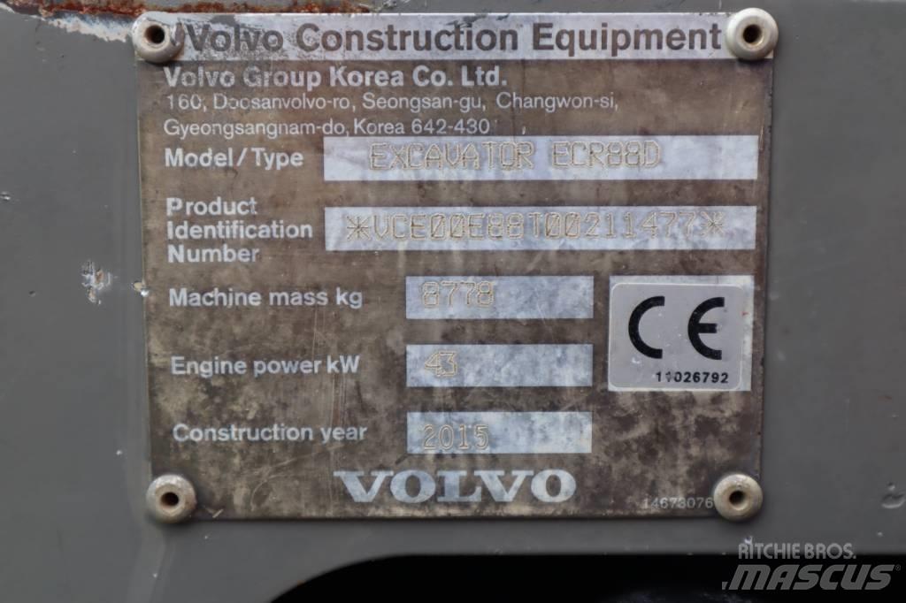 Volvo ECR88D Средни екскаватори 7т - 12т