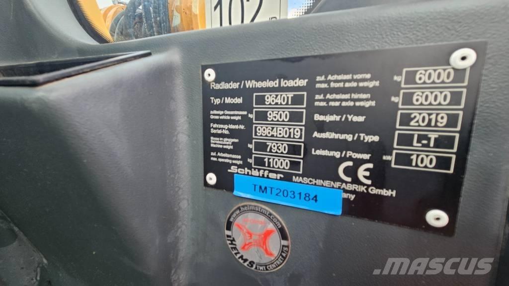 Schäffer 9640T Телескопични товарачи за селското стопанство
