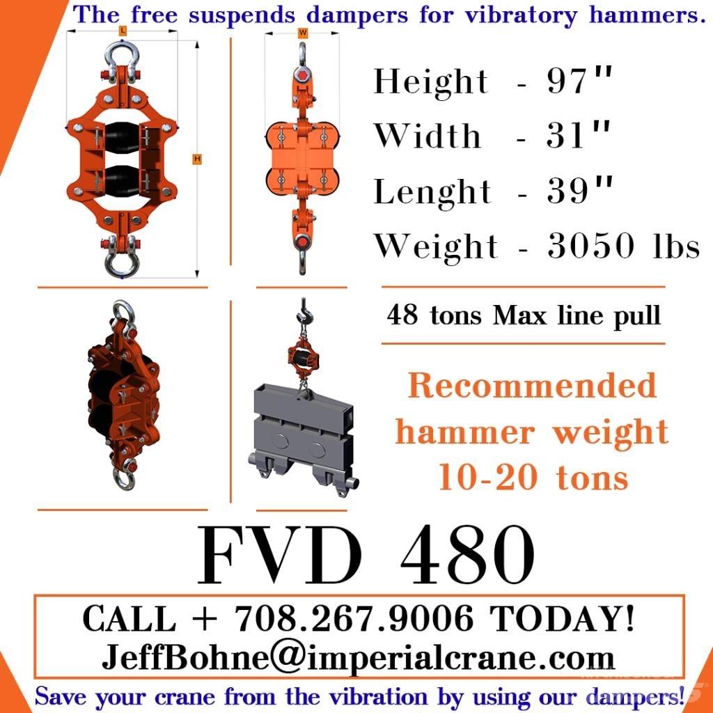  Finaros FVD 480 Хидравлични чукове за набиване