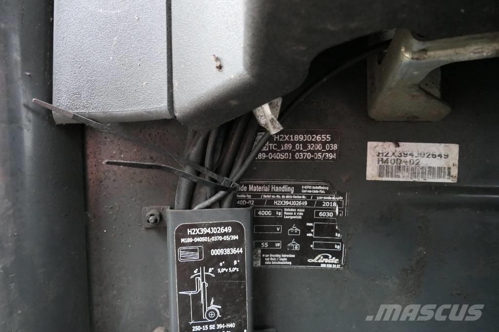 Linde H 40 D-02 Дизелови камиони
