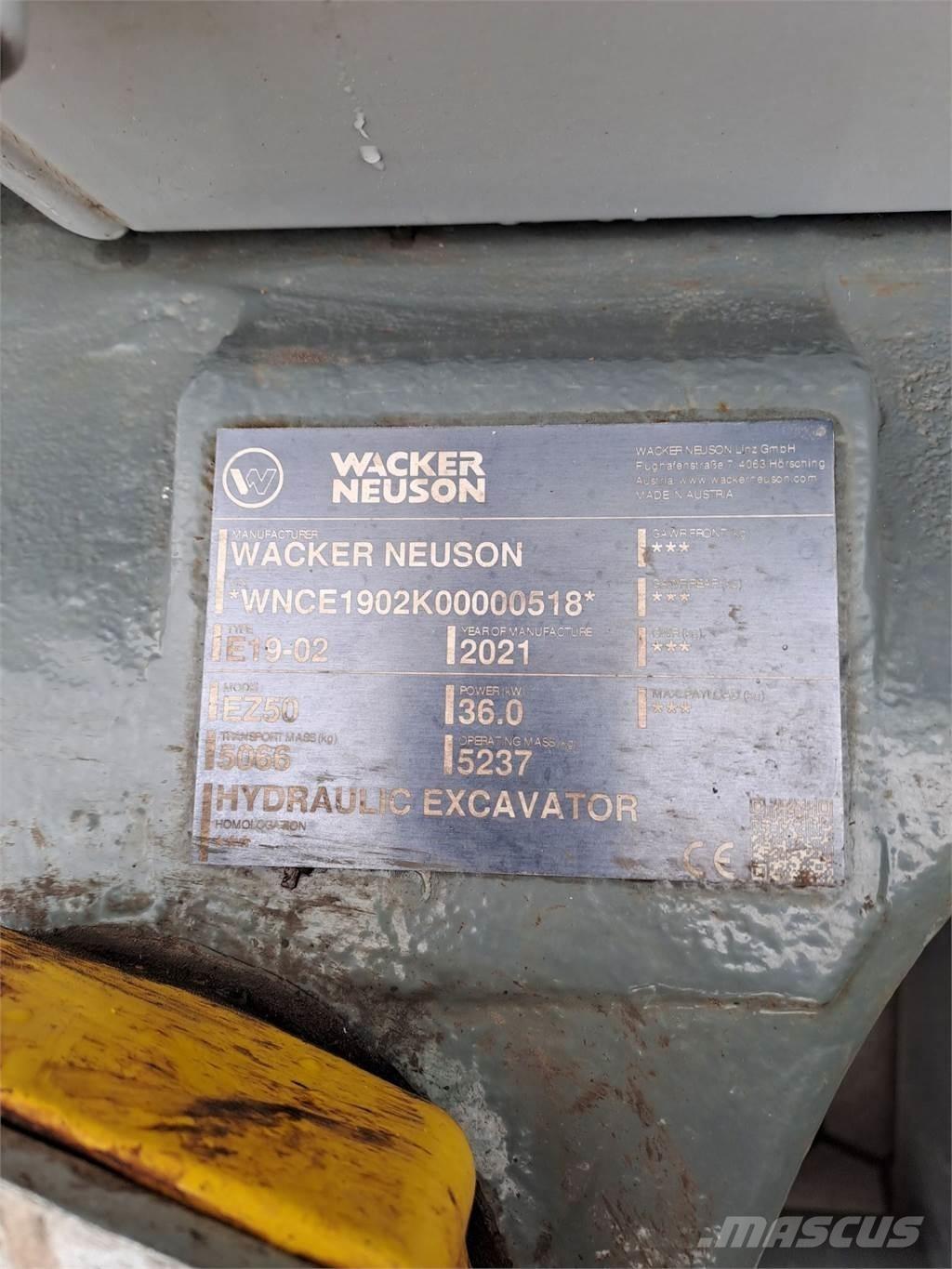 Wacker Neuson EZ50 Верижен екскаватор