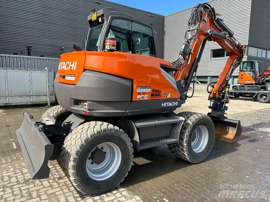 Hitachi ZX95W Колесни екскаватори