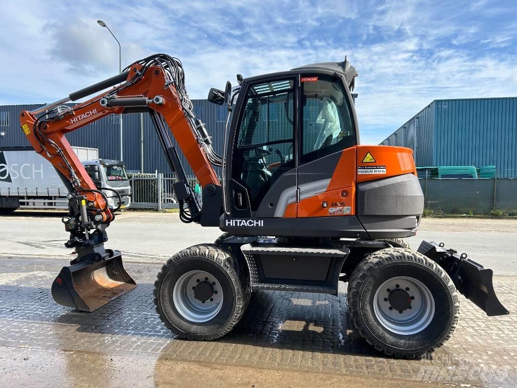 Hitachi ZX95W Колесни екскаватори