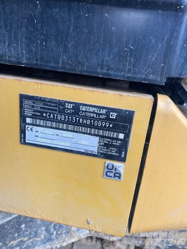 CAT 313 GC - nextgen Верижен екскаватор