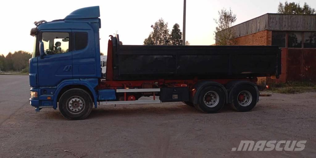 Scania 124 C 420 Камиони с кран с кука