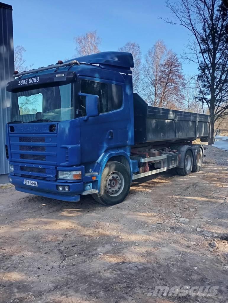 Scania 124 C 420 Камиони с кран с кука