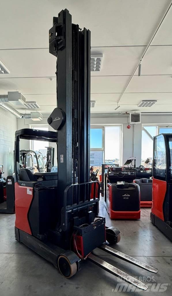 Linde R14HD/1120 Ретрак/ Високоповдигач с изместване на вилката напред