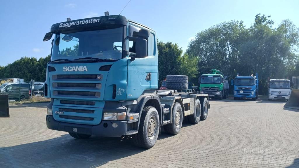 Scania R 420 Камиони с кран с кука