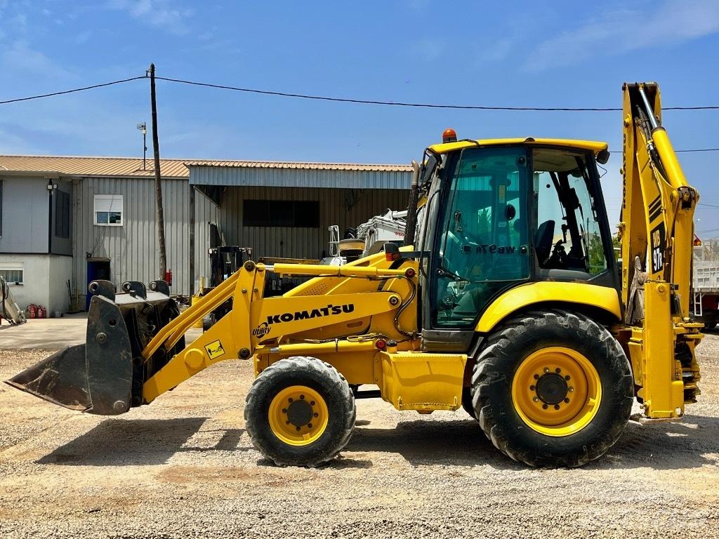 Komatsu WB 97 R Товарач със заден ексватор
