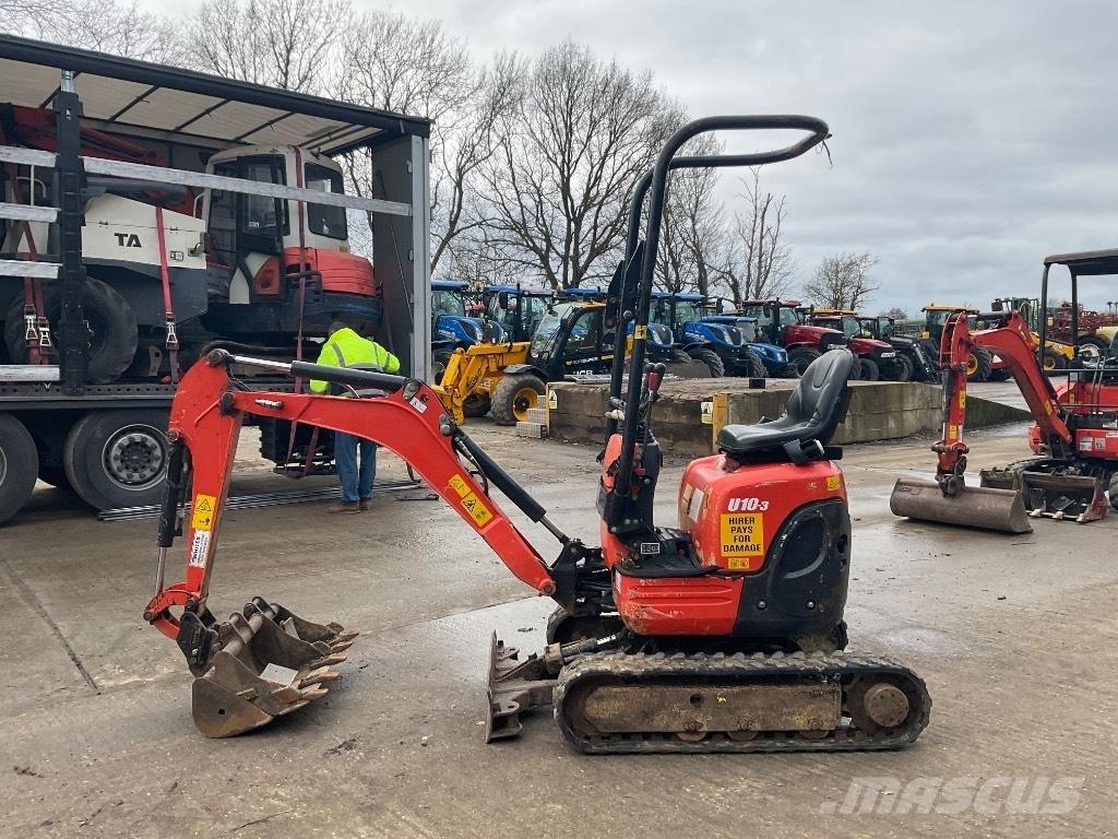 Kubota U 10-3 Мини екскаватори < 7 т