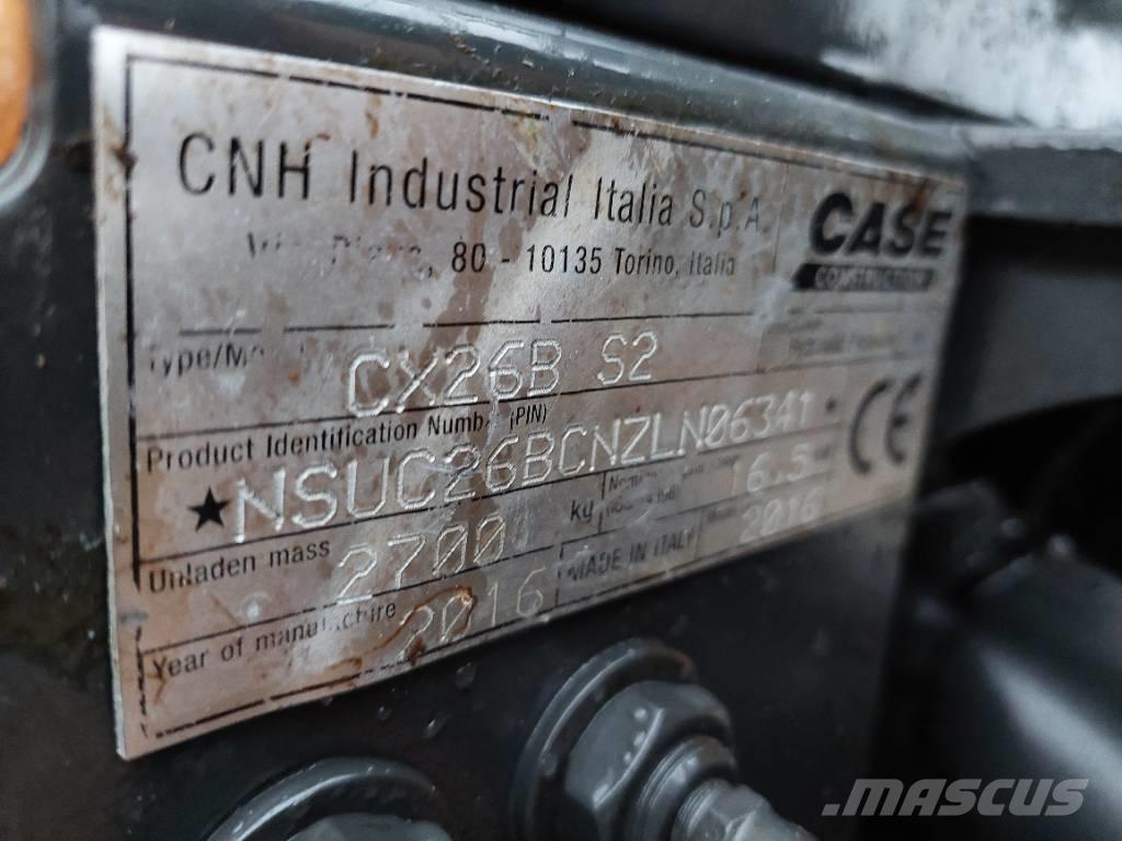 CASE CX 26 B Мини екскаватори < 7 т