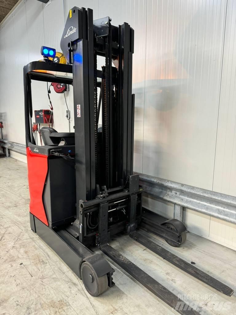 Linde R 14 Ретрак/ Високоповдигач с изместване на вилката напред