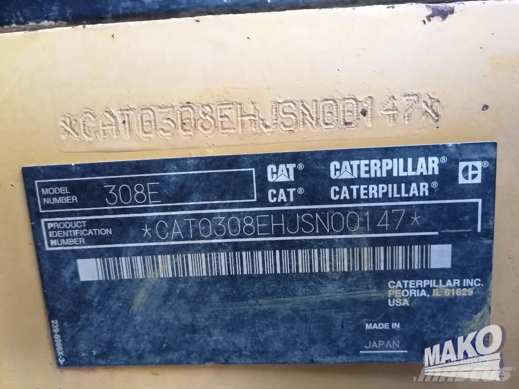 CAT 308 E CR Верижен екскаватор