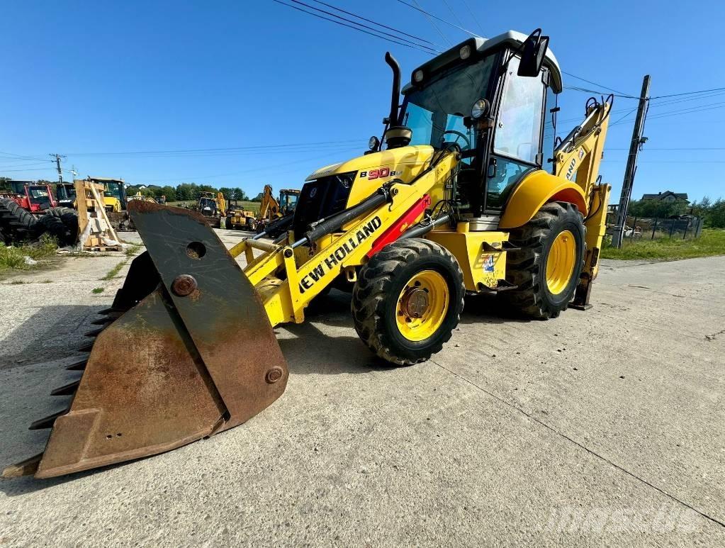New Holland B 90 B Товарач със заден ексватор