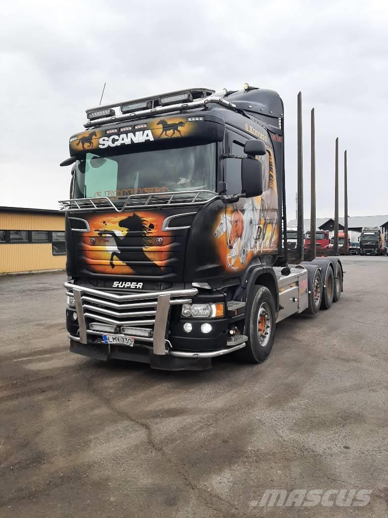 Scania R 730 За превоз на дървени трупи