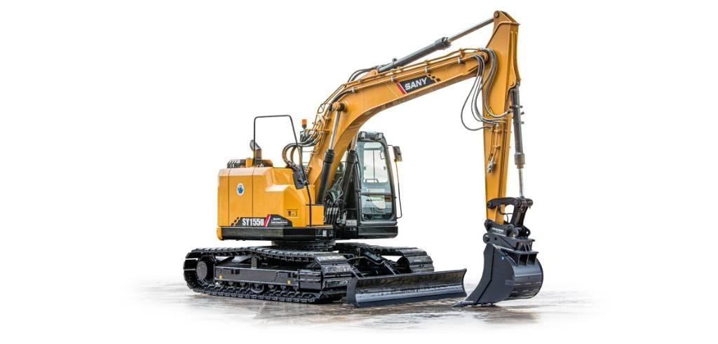 Sany SY155U (16 tonni) Верижен екскаватор