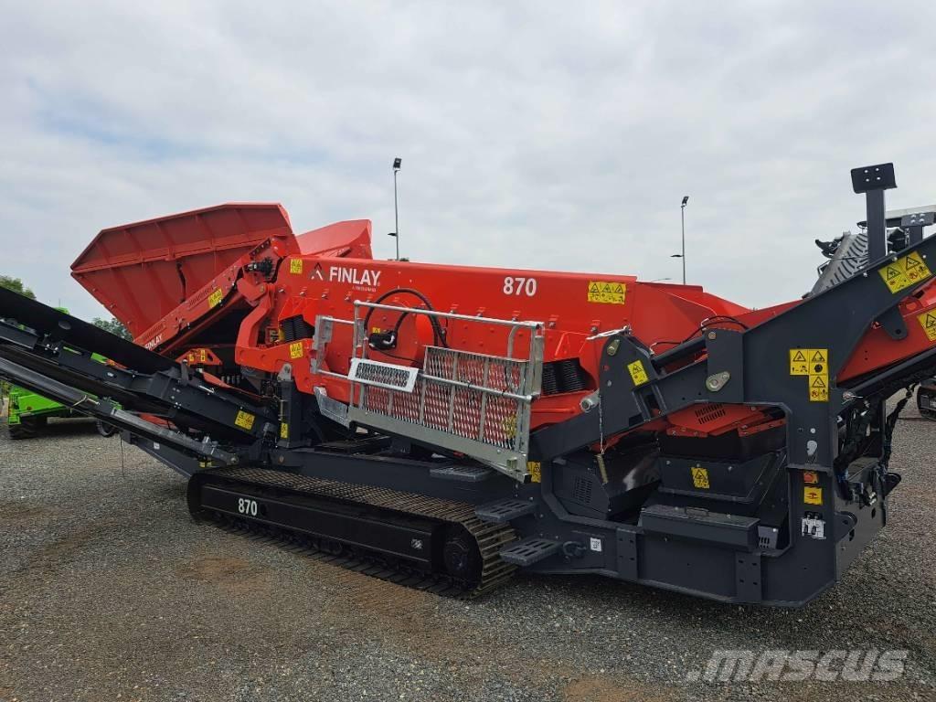 Terex Finlay 870 Мобилни скрийнери
