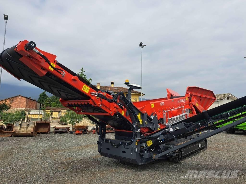 Terex Finlay 870 Мобилни скрийнери
