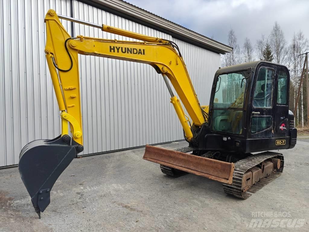 Hyundai R 60-7 Мини екскаватори < 7 т