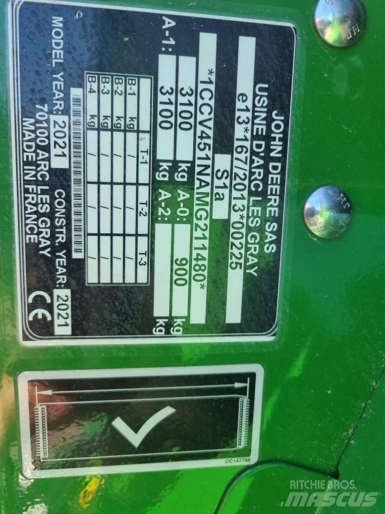 John Deere V451G Сламопреси за кръгли бали
