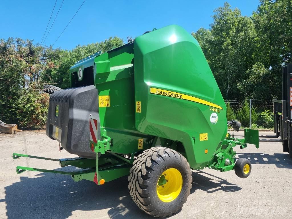 John Deere V451G Сламопреси за кръгли бали
