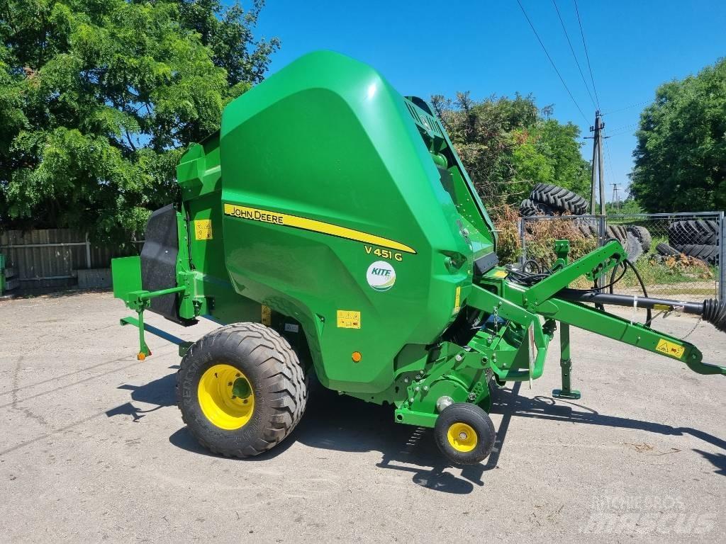 John Deere V451G Сламопреси за кръгли бали
