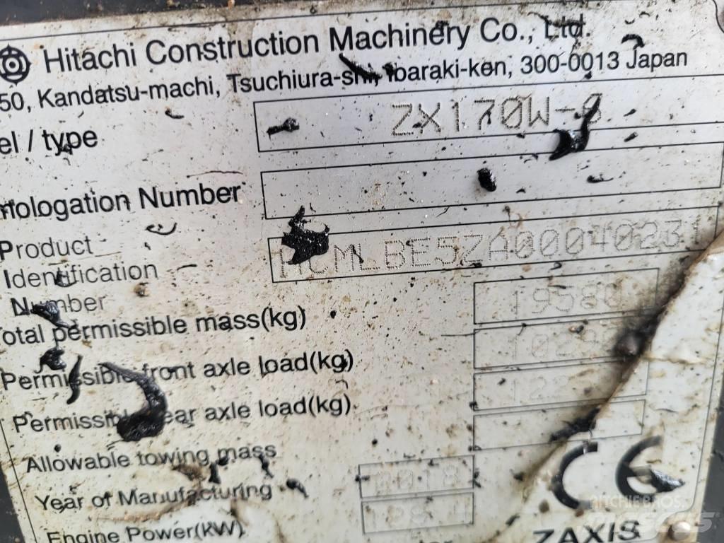 Hitachi ZX170W-6 Колесни екскаватори
