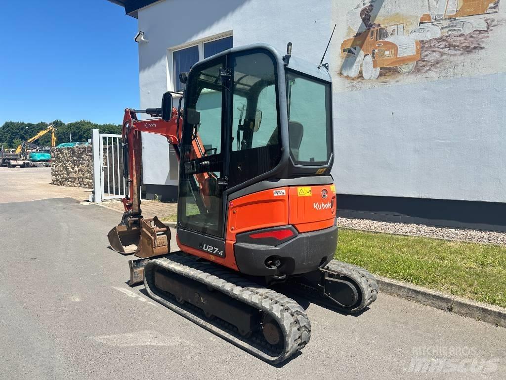 Kubota U 27-4 Мини екскаватори < 7 т