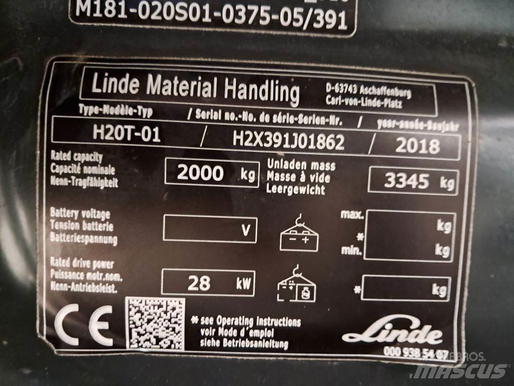 Linde H20T-01 Камиони с АГУ