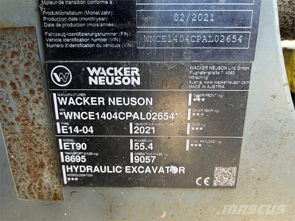 Wacker Neuson ET90 Средни екскаватори 7т - 12т