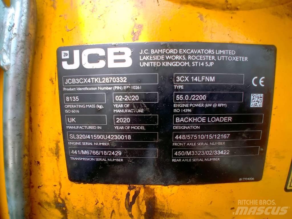 JCB 3 CX 4 T Товарач със заден ексватор