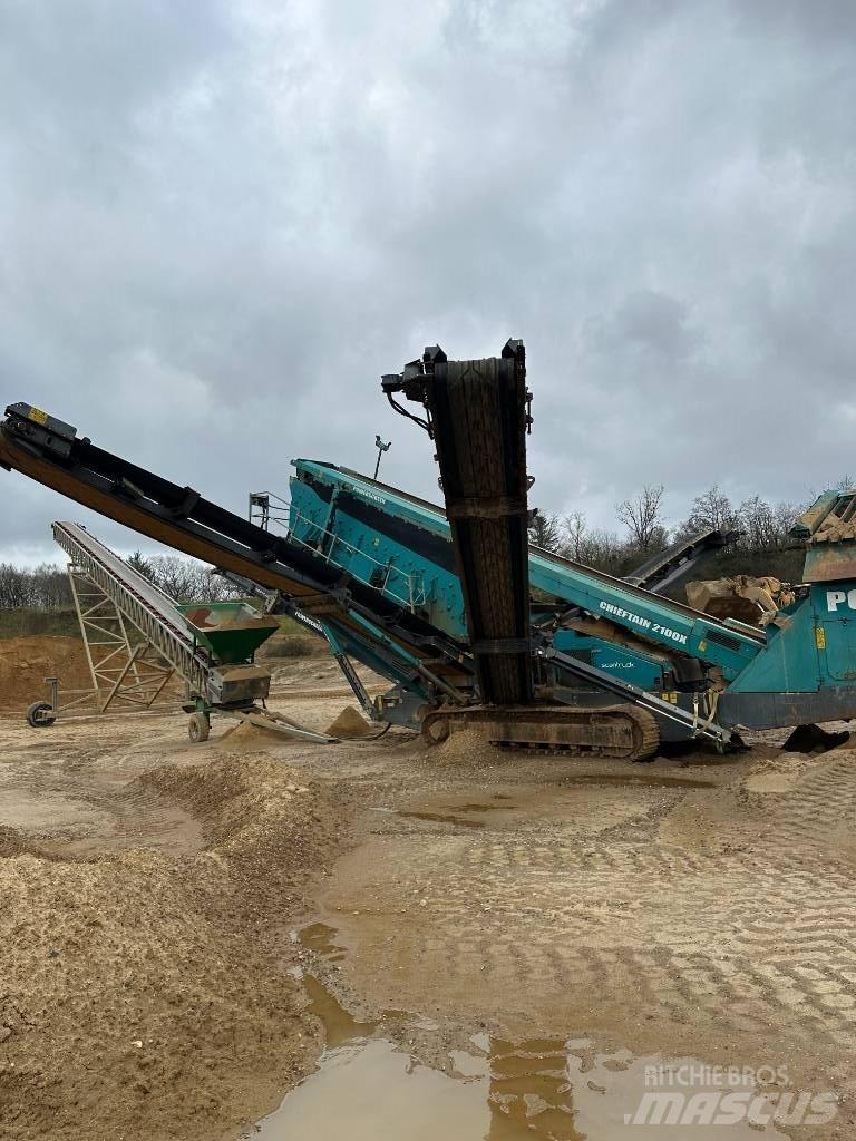 PowerScreen 2100X Мобилни скрийнери
