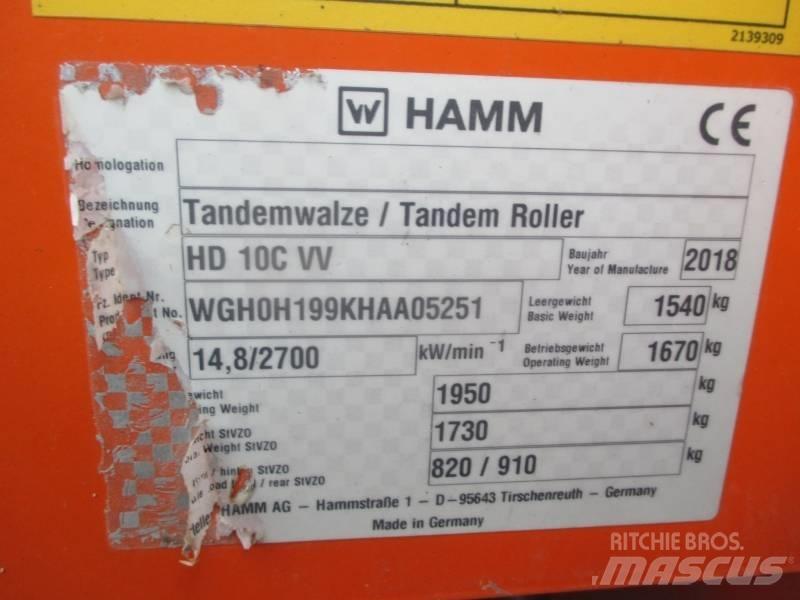 Hamm HD 10 C VV Двойни барабанни ролки
