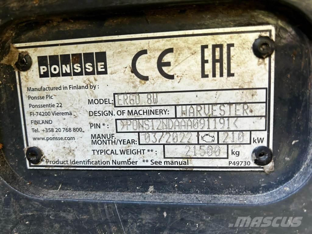 Ponsse Ergo 8W Харвестери