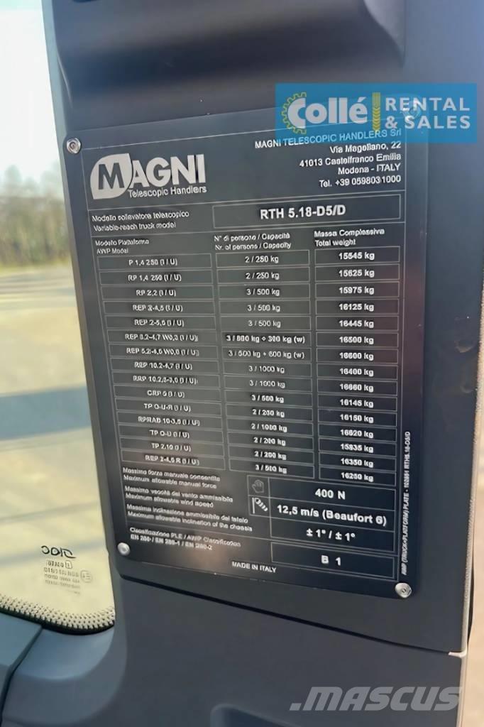 Magni RTH 5.18 | 2024 Телескопични товарачи