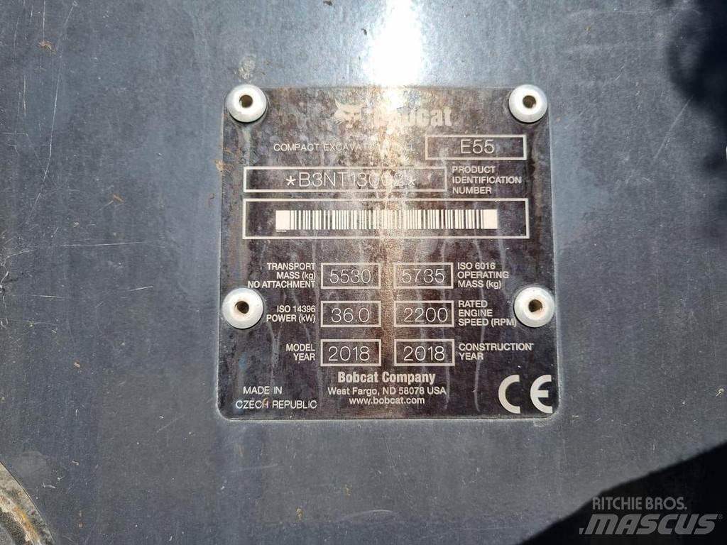 Bobcat E55 Мини екскаватори < 7 т