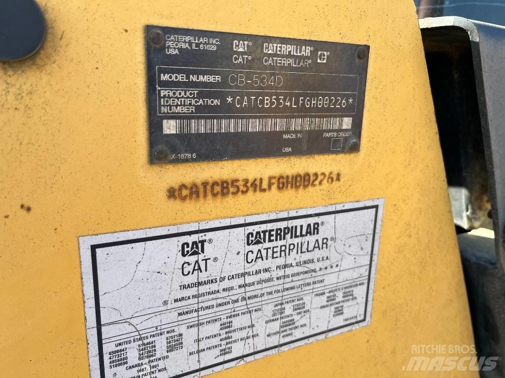 CAT CB 534 D Двойни барабанни ролки
