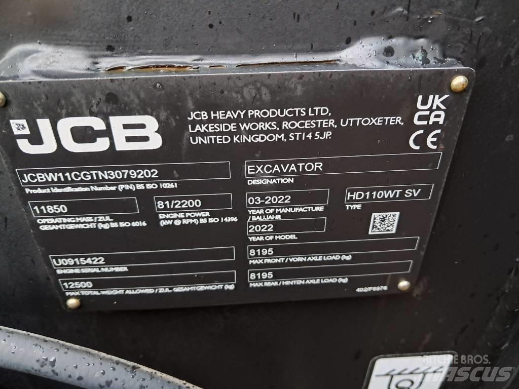 JCB HD110W Колесни екскаватори