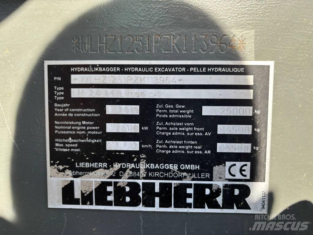 Liebherr LH 24 M Оператори на отпадъци/индустрия
