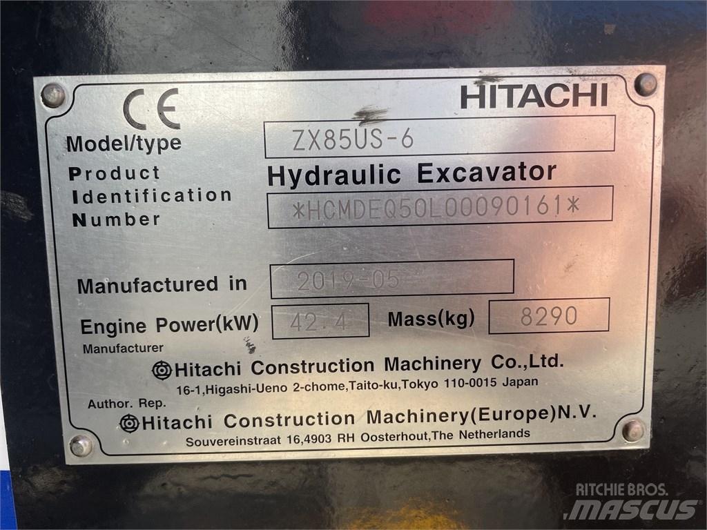Hitachi ZX 85 US-6 Средни екскаватори 7т - 12т