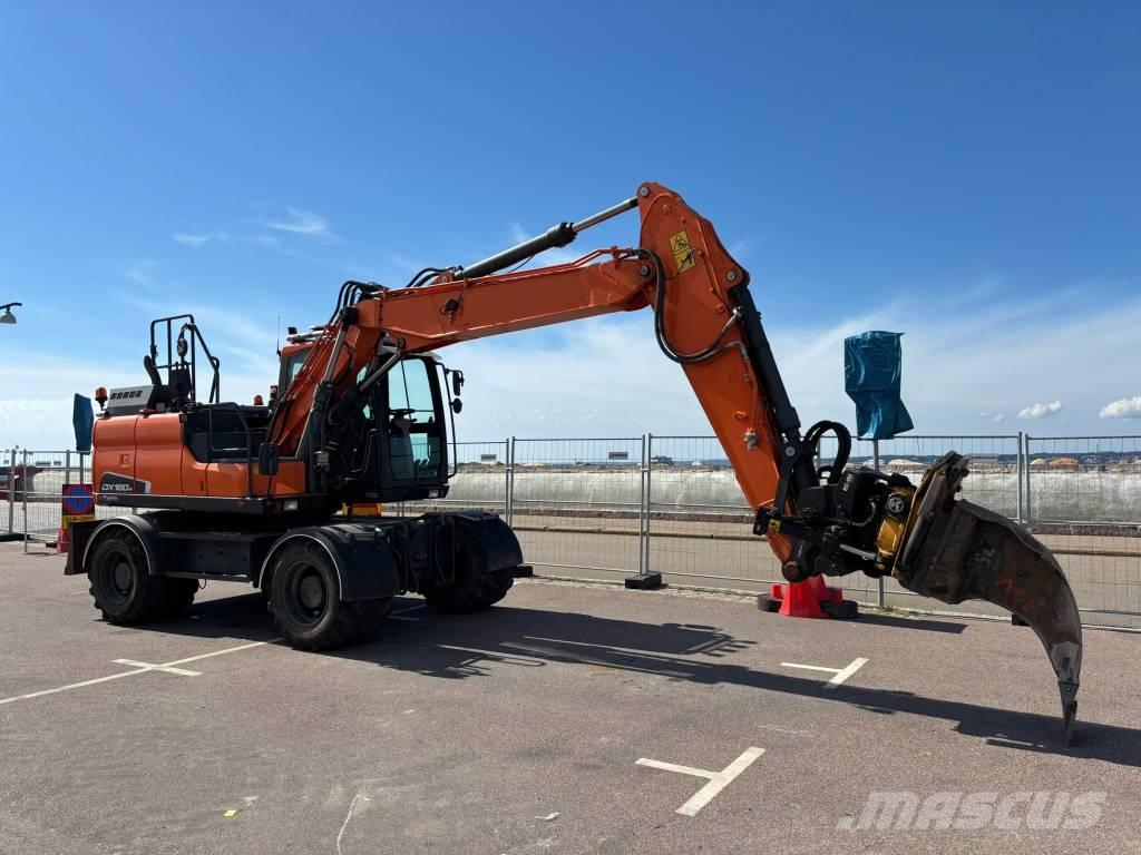 Doosan DX 160 W Колесни екскаватори