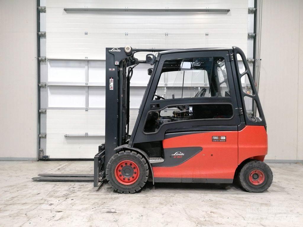 Linde E50HL-01 Електрически вилични кари-повдигачи
